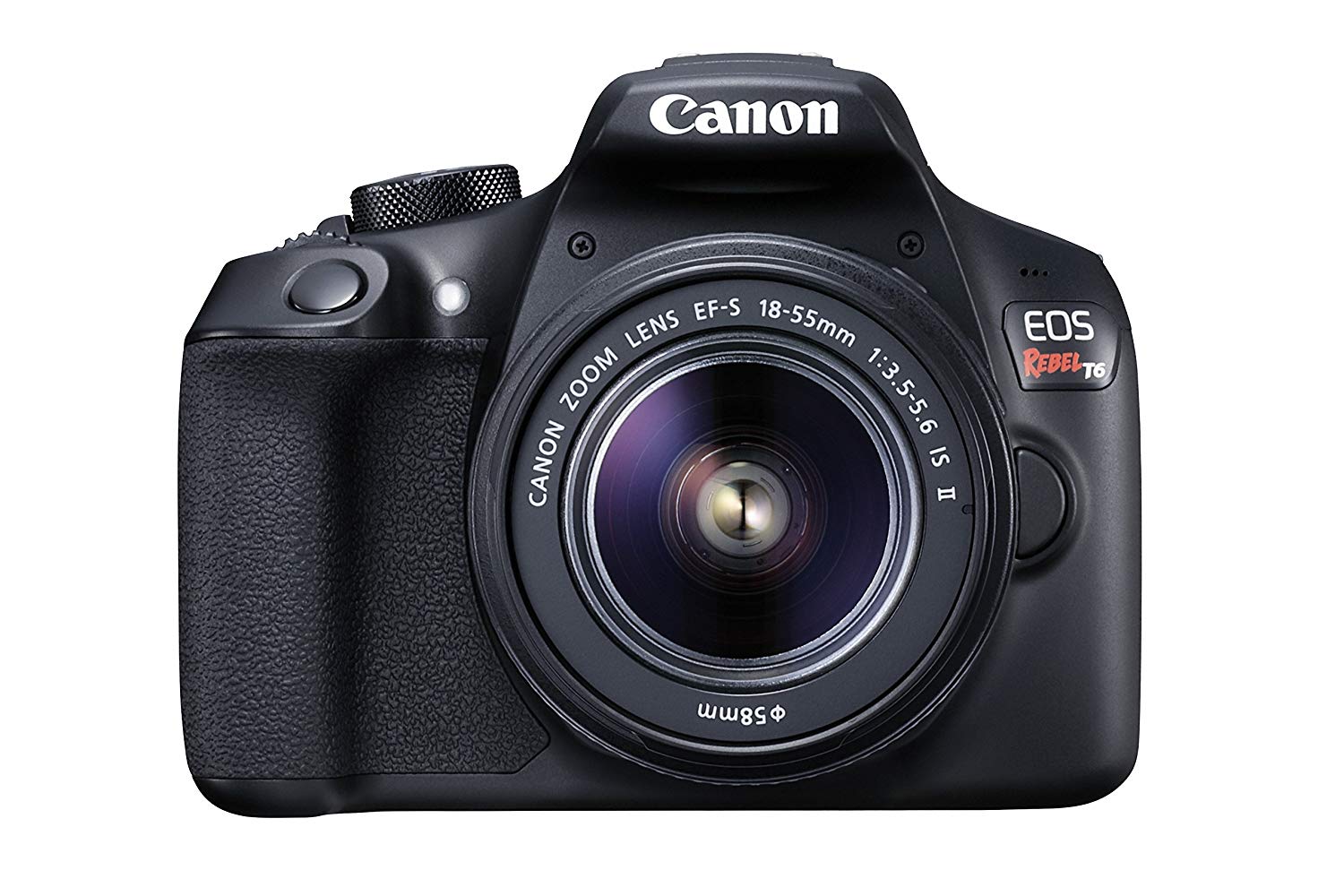 Canon EOS Rebel T6 Digital SLR Camera Kit with EF-S 18-55mm f/3.5-5.6 IS II Lens 